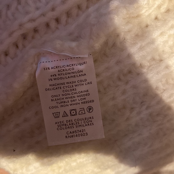 NWOT White LOFT Cardigan - Picture 11 of 12